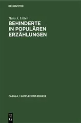 Book cover of Behinderte in populären Erzählungen by Hans J. Uther
