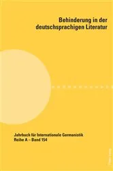 Book cover of Behinderung in der deutschsprachigen Literatur by Hans-Gert Roloff