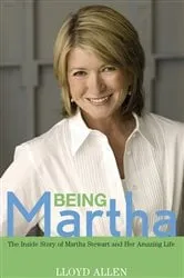 Book cover of Being Martha by Lloyd Allen