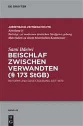 Book cover of Beischlaf zwischen Verwandten (§ 173 StGB) by Sami Bdeiwi