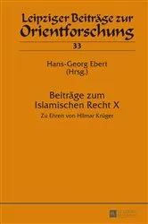 Book cover of Beitraege zum Islamischen Recht X by Hans-Georg Ebert