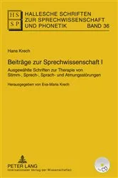 Book cover of Beitraege zur Sprechwissenschaft I by Eva-Maria Krech