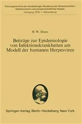 Book cover of Beiträge zur Epidemiologie von Infektionskrankheiten am Modell der humanen Herpesviren by H.W. Doerr