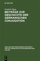 Book cover of Beiträge zur Geschichte der germanischen Conjugation by Unknown