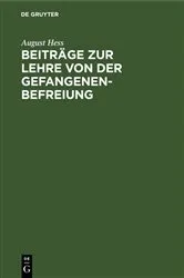 Book cover of Beiträge zur Lehre von der Gefangenenbefreiung by Unknown