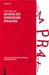 Book cover of Beiträge zur rumänischen Philologie by Werner Bahner