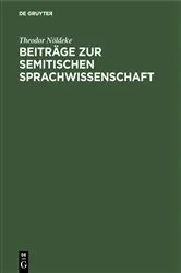 Book cover of Beiträge zur semitischen Sprachwissenschaft by Unknown