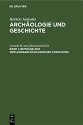 Book cover of Beiträge zur siedlungsarchäologischen Forschung by Herbert Jankuhn
