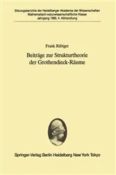 Book cover of BeitrÃ¤ge zur Strukturtheorie der Grothendieck-RÃ¤ume by Unknown
