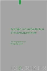 Book cover of Beiträge zur urchristlichen Theologiegeschichte by Wolfgang Kraus