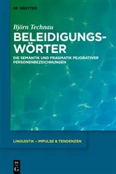 Book cover of Beleidigungswörter by Björn Technau