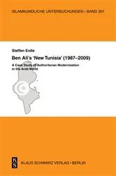Book cover of Ben Ali's 'New Tunisia' (1987-2009) by Steffen Erdle