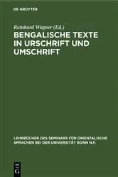 Book cover of Bengalische Texte in Urschrift und Umschrift by Unknown