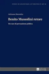 Book cover of Benito Mussolini retore by Maria Zaleska