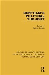 Book cover of Bentham's Political Thought by Bhikhu Parekh