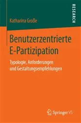 Book cover of Benutzerzentrierte E-Partizipation by Katharina Große