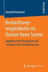 Book cover of Beobachtungsmöglichkeiten im Domain Name System by Dominik Herrmann