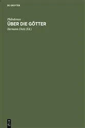 Book cover of Über die Götter by Philodemus