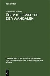 Book cover of Über die Sprache der Wandalen by Ferdinand Wrede