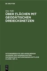 Book cover of Über Flächen mit geodätischen Dreiecksnetzen by Otto Volk