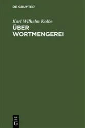 Book cover of Über Wortmengerei by Unknown