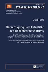 Book cover of Berechtigung und Aktualitaet des Boeckenfoerde-Diktums by Unknown