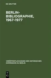 Book cover of Berlin-Bibliographie, 1967–1977 by Ursula Scholz