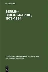 Book cover of Berlin-Bibliographie, 1978–1984 by Ute Schäfer