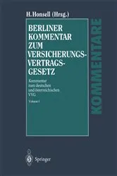 Book cover of Berliner Kommentar zum Versicherungsvertragsgesetz by Heinrich Honsell