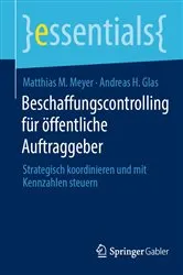 Book cover of Beschaffungscontrolling für öffentliche Auftraggeber by Matthias M. Meyer