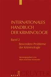 Book cover of Besondere Probleme der Kriminologie by Unknown