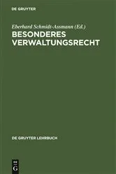 Book cover of Besonderes Verwaltungsrecht (13th ed.) by Eberhard Schmidt-Assmann