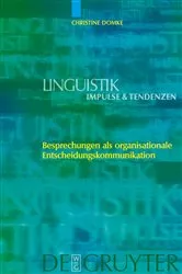 Book cover of Besprechungen als organisationale Entscheidungskommunikation by Unknown