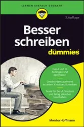 Book cover of Besser schreiben für Dummies (3rd ed.) by Monika Hoffmann
