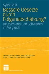 Book cover of Bessere Gesetze durch Folgenabschätzung? by Sylvia Veit