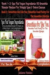 Book cover of Best Low Fat Vegan Ingredients: 90 Smoothie Blender Recipes For Weight Loss & Detox Cleanse by Juliana Baldec