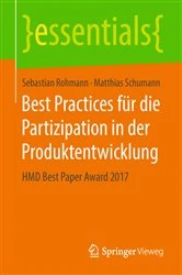 Book cover of Best Practices für die Partizipation in der Produktentwicklung by Sebastian Rohmann