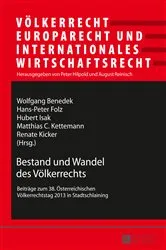 Book cover of Bestand und Wandel des Voelkerrechts by Peter Hilpold