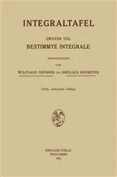 Book cover of Bestimmte Integrale (3rd ed.) by Unknown