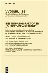 Book cover of Bestimmungsfaktoren 