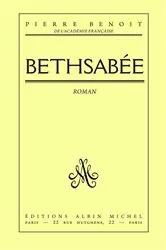 Book cover of Bethsabée by Pierre Benoit
