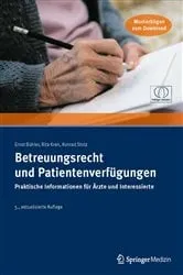 Book cover of Betreuungsrecht und Patientenverfügungen (5th ed.) by Ernst Bühler