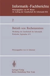 Book cover of Betrieb von Rechenzentren by A. Schreiner