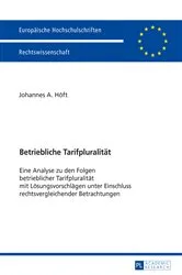 Book cover of Betriebliche Tarifpluralitaet by Johannes Höft