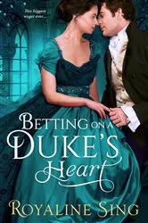 Book cover of Betting on a Duke’s Heart by Unknown