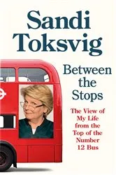 Book cover of Between the Stops by Sandi Toksvig
