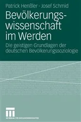 Book cover of Bevölkerungswissenschaft im Werden by Patrick Henßler