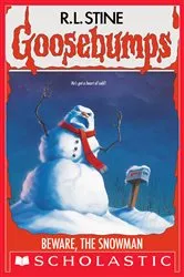 Book cover of Beware, The Snowman (Goosebumps #51) by R. L. Stine