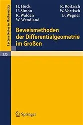Book cover of Beweismethoden der Differentialgeometrie im Großen by H. Huck