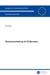 Book cover of Beweisvereitelung im Zivilprozess by Ina Lutz